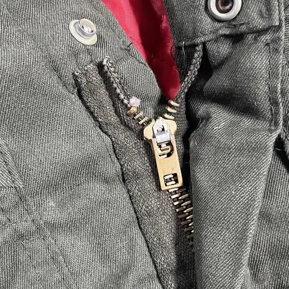 Oshkosh Bgosh Overalls Mens Green Olive VTG Union Insulated Lined Workwear W38
